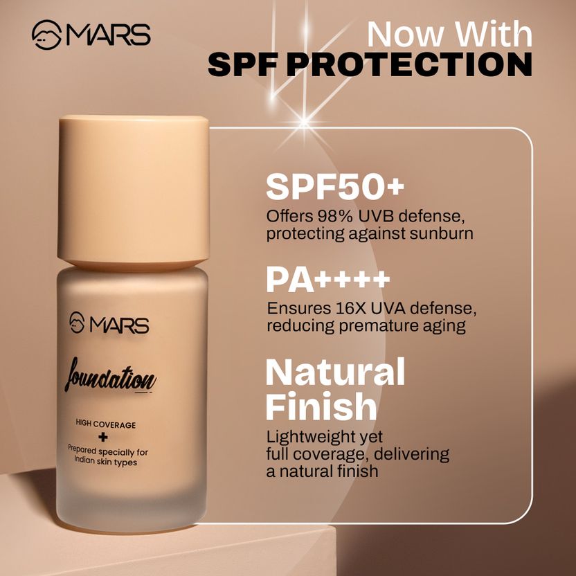 MARS SPF50 PA++++ High Coverage Foundation - Image 3