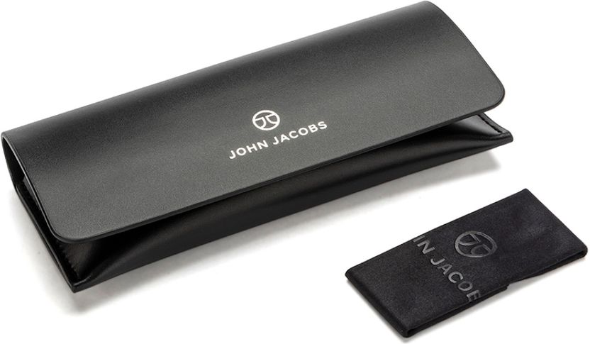 john jacobs Full Rim Rectangle Anti Glare & Blue Cut Computer Glasses - Image 4