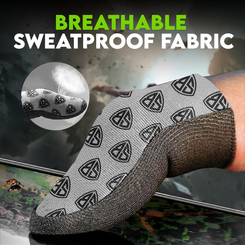 SpinBot Silver Mobile Gaming Finger Sleeve - Image 2