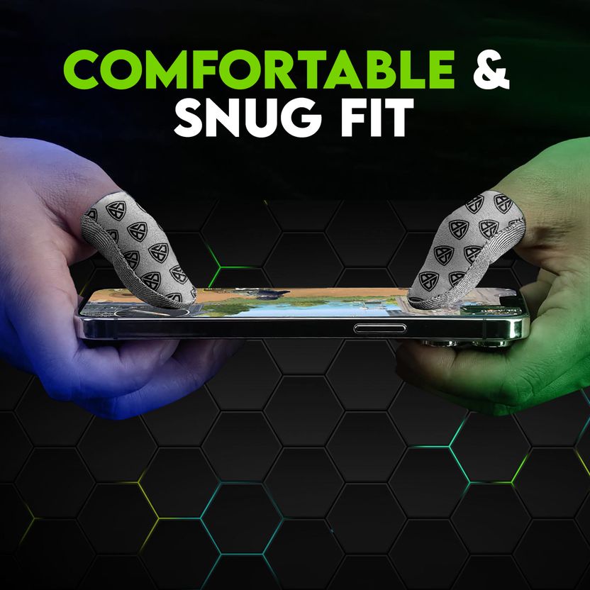 SpinBot Silver Mobile Gaming Finger Sleeve - Image 4