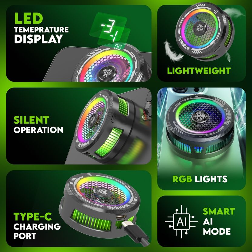 SpinBot IceDot MAG V1 15W Magnetic Mobile Cooler - Image 4