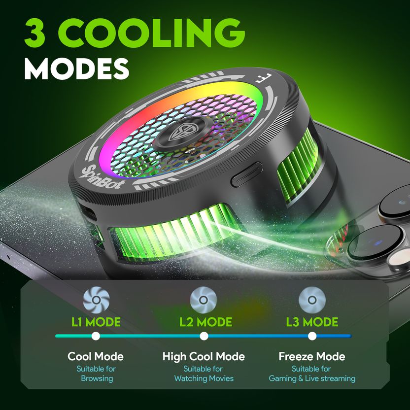 SpinBot IceDot MAG V1 15W Magnetic Mobile Cooler - Image 6