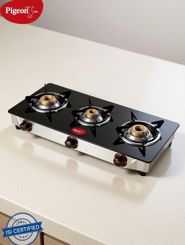 Pigeon Popular Glass Manual Gas Stove - Image 5