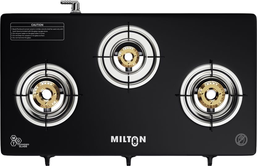 MILTON PremiumPro 3 Burner LPG Gas Stove - Image 3