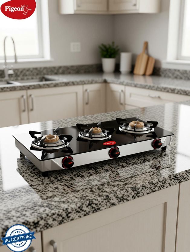 Pigeon Popular Glass Manual Gas Stove - Image 2