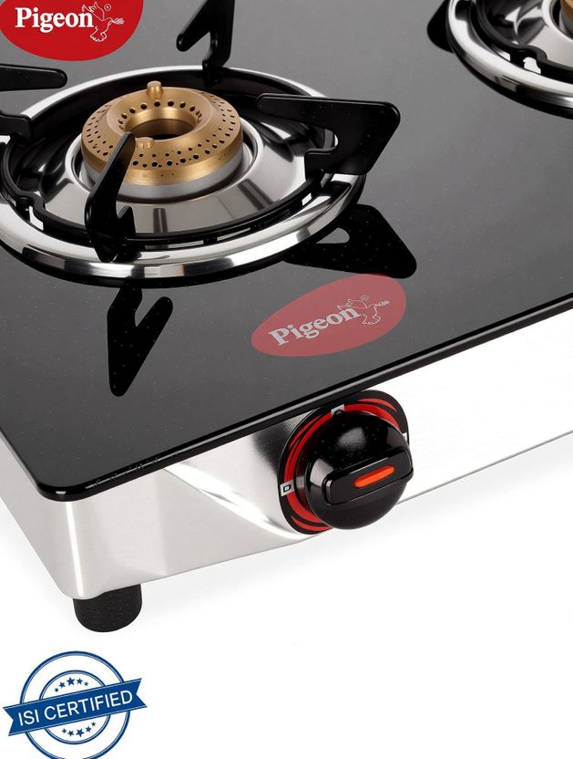 Pigeon Popular Glass Manual Gas Stove - Image 4