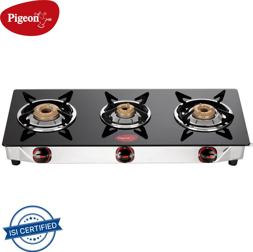 Pigeon Popular Glass Manual Gas Stove - Image 1