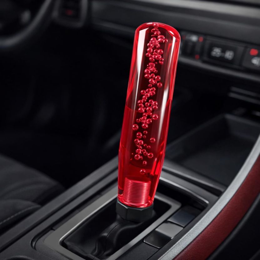 JITTARBUG Crystal Gear Knob Red - Image 2