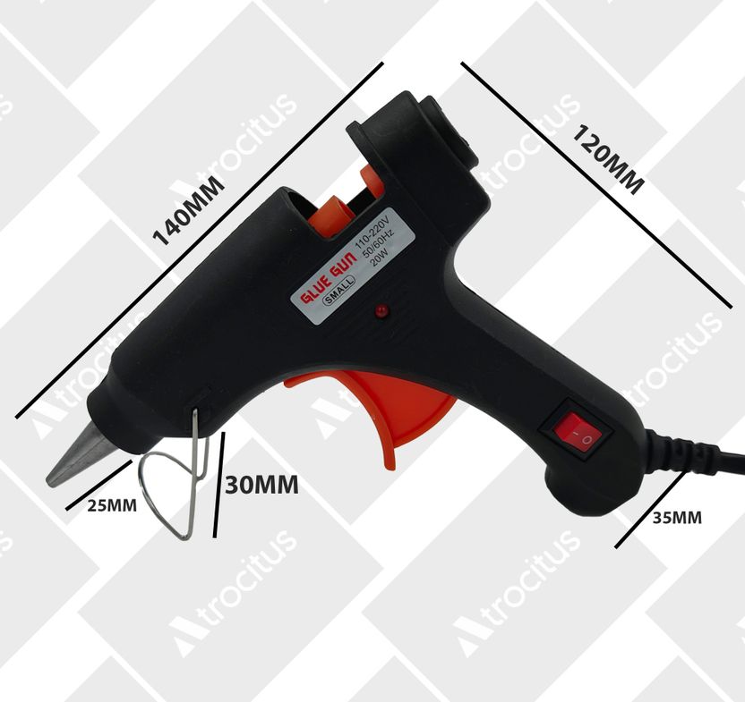 Atrocitus 20W Mini Glue Gun with 50 Glue Sticks - Image 3