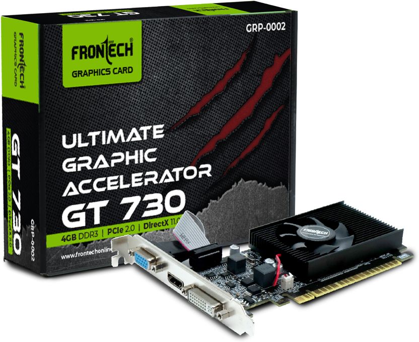 Frontech NVIDIA GT 730 Graphics Card 64 Bits PCIe 2.0 - Image 1