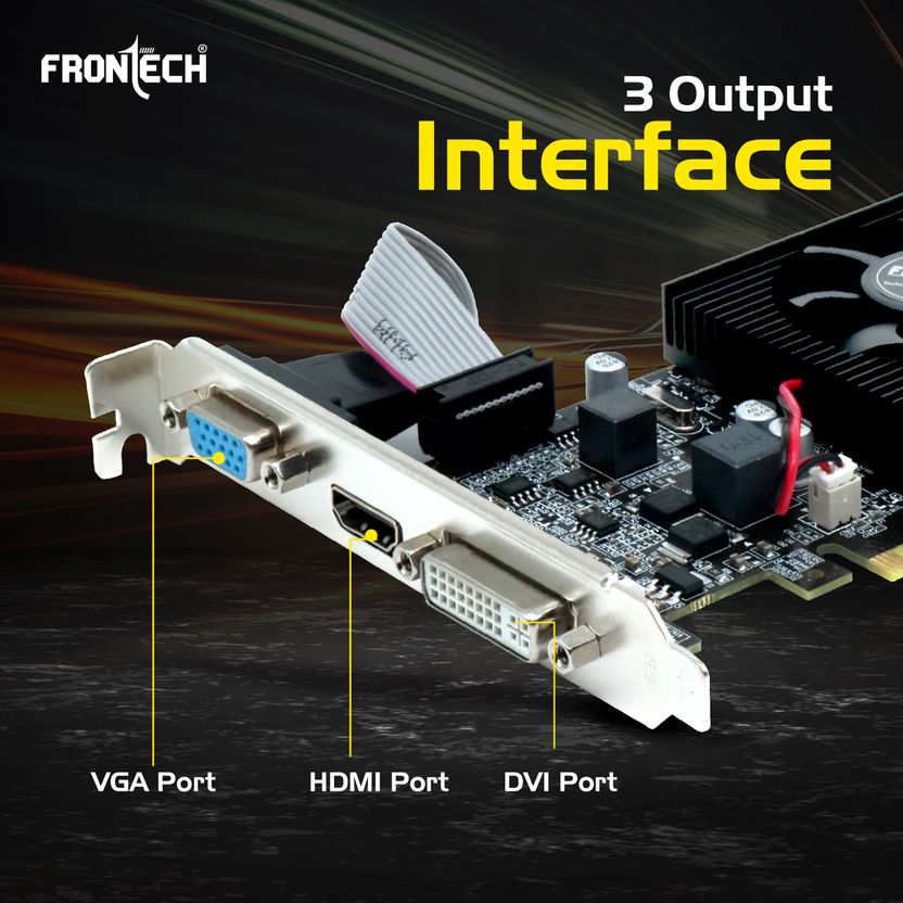 Frontech NVIDIA GT 730 Graphics Card 64 Bits PCIe 2.0 - Image 3