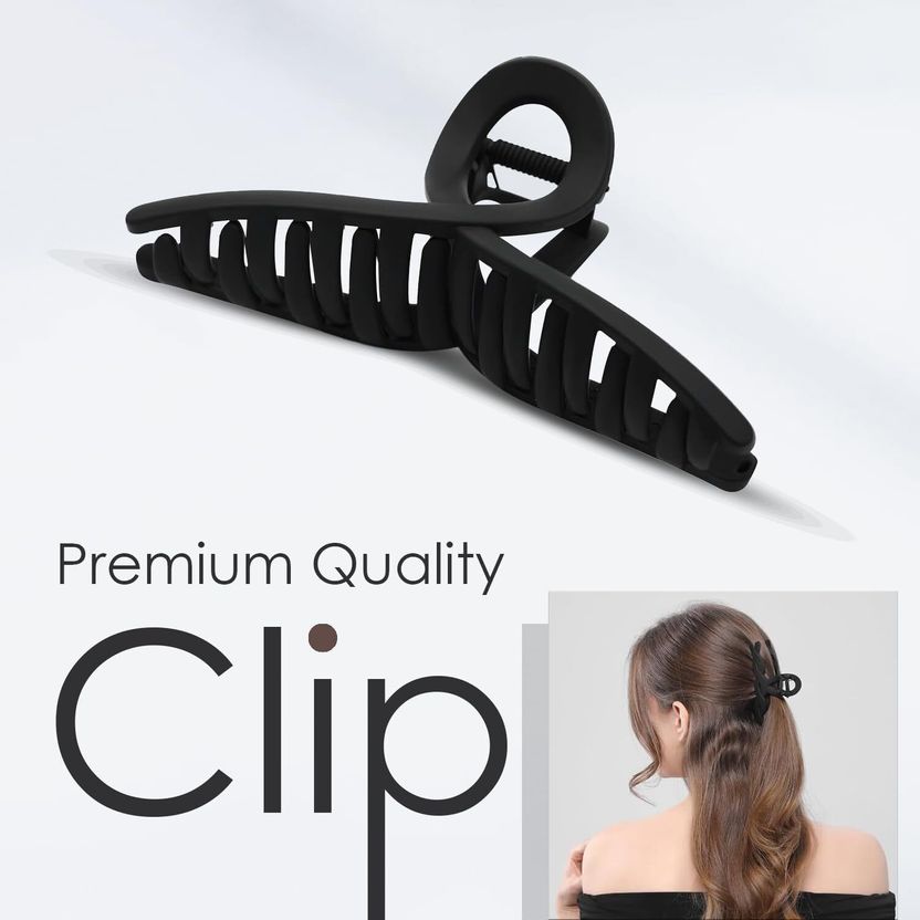 Prityka Matte Hair Claw 12pcs - Image 3
