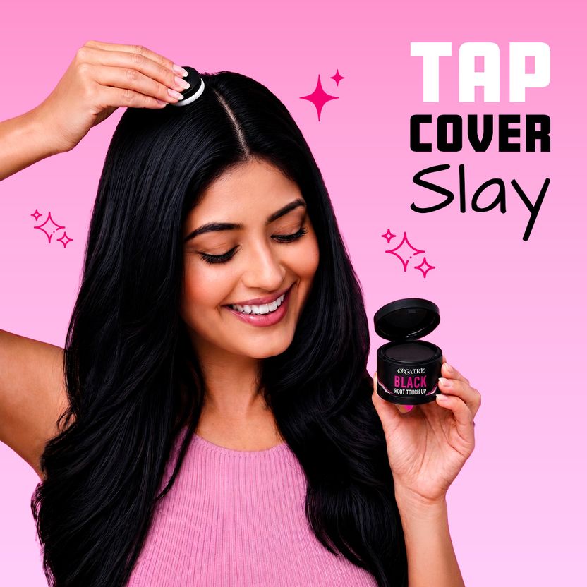 Orgatre Hair Root Cover Up Powder Black - Image 6