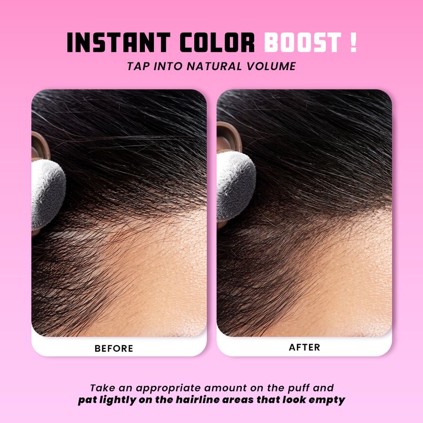 Orgatre Hair Root Cover Up Powder Black - Image 5