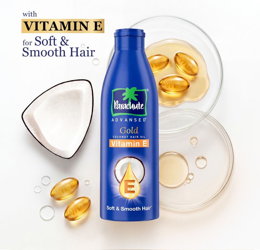 Parachute Advansed Gold Vitamin E Coconut Hair Oil 300ml - Image 9