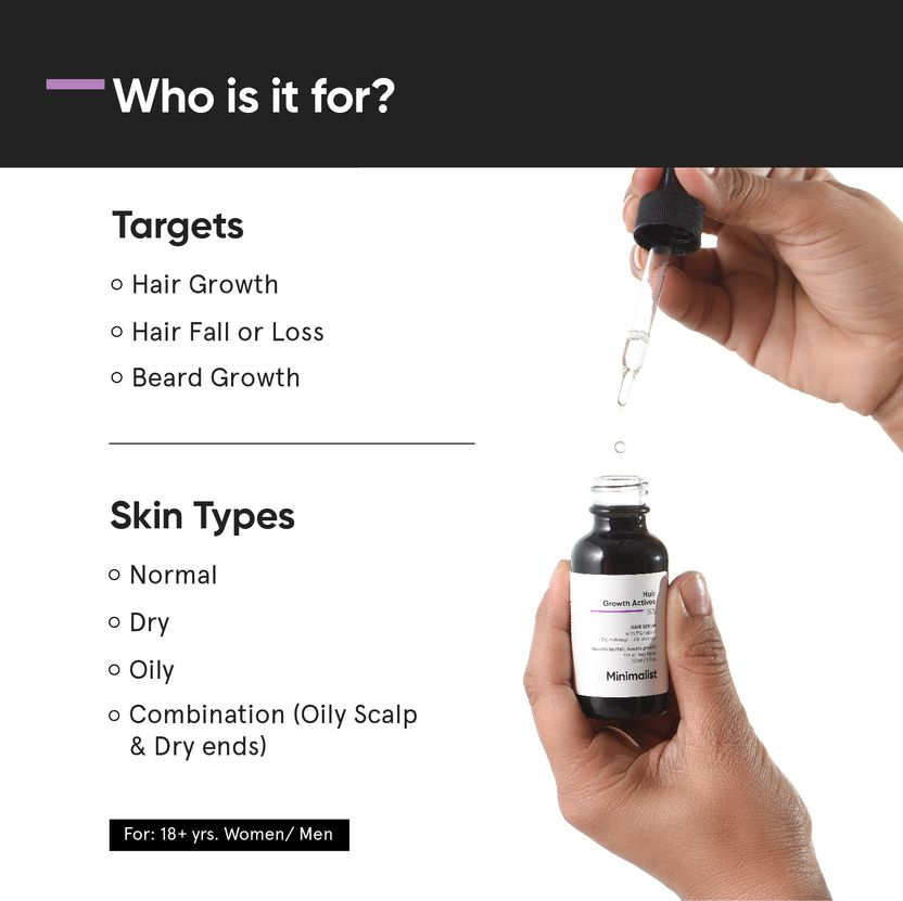 Minimalist Hairfall Control Serum with Redensyl 30ml - Image 2