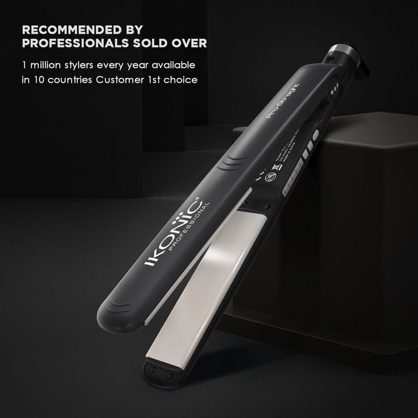 Ikonic IKP-PS Pro Straight Hair Straightener (Black) - Image 7