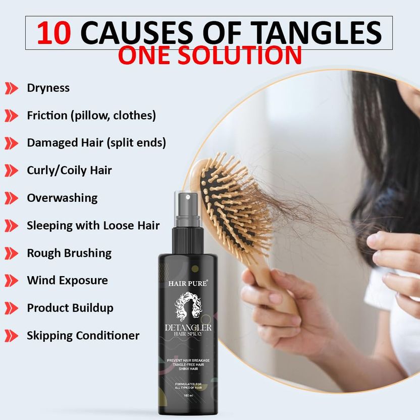Hair Pure Detangler Hair Spray - Image 7