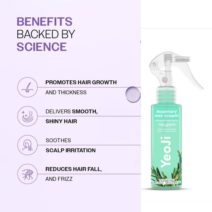 YeoJi Rosemary Hair Spray with Rice Water - Image 5
