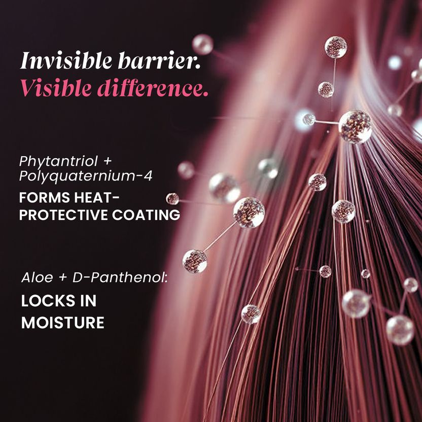MakeMeeBold Combo of 3-in-1 Hot Air Brush & Heat Protectant Spray...more - Image 5