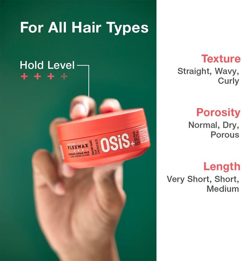 Schwarzkopf OSiS+ Flexwax Strong Hair Styling Cream - Image 9