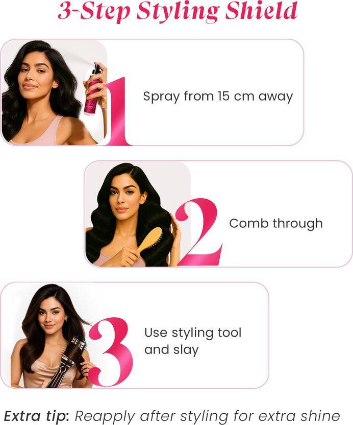 MakeMeeBold Automatic Hair Curler & Heat Protectant Spray Combo - Image 7