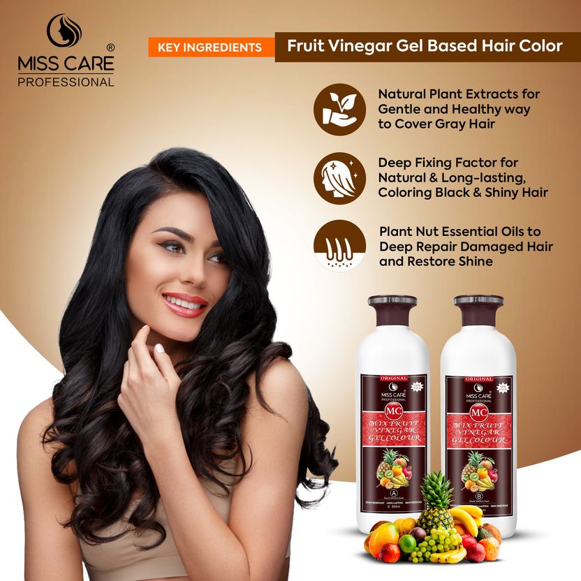 Miss Care Mix Fruit Vinegar Gel Hair Colour - Image 5