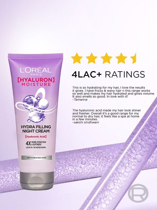 L'Oréal Paris Hyaluron Moisture 72H Night Hair Cream - Image 7