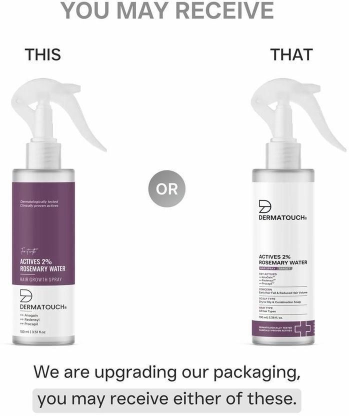 Dermatouch Actives 2% Rosemary Spray for Hair Growth - Image 2