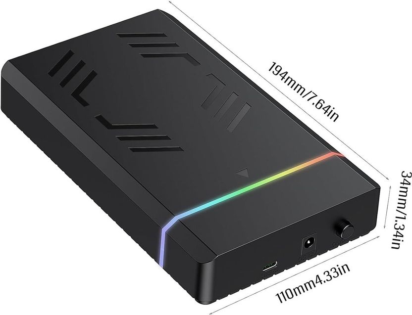 ULTRABYTES 2 in 1 Sata Hard Drive Case Enclosure USB 3.1 Support ...more - Image 5