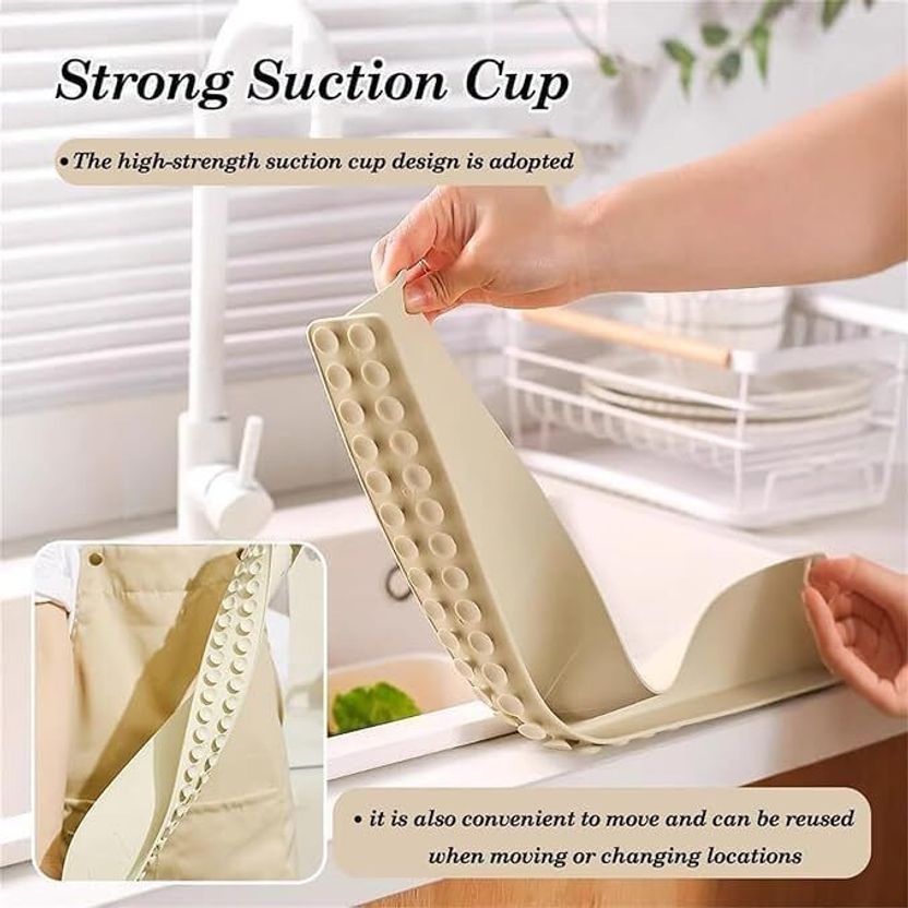 Vibgyor Silicone Kitchen Sink Splash Guard 48 cm - Image 5