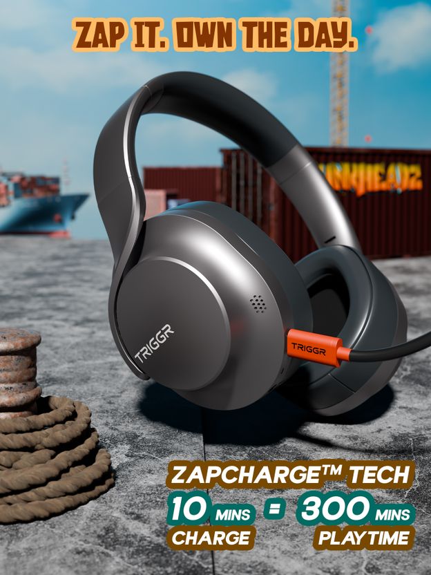 TRIGGR Punkheadz Z2 50H Battery Headphones - Image 6