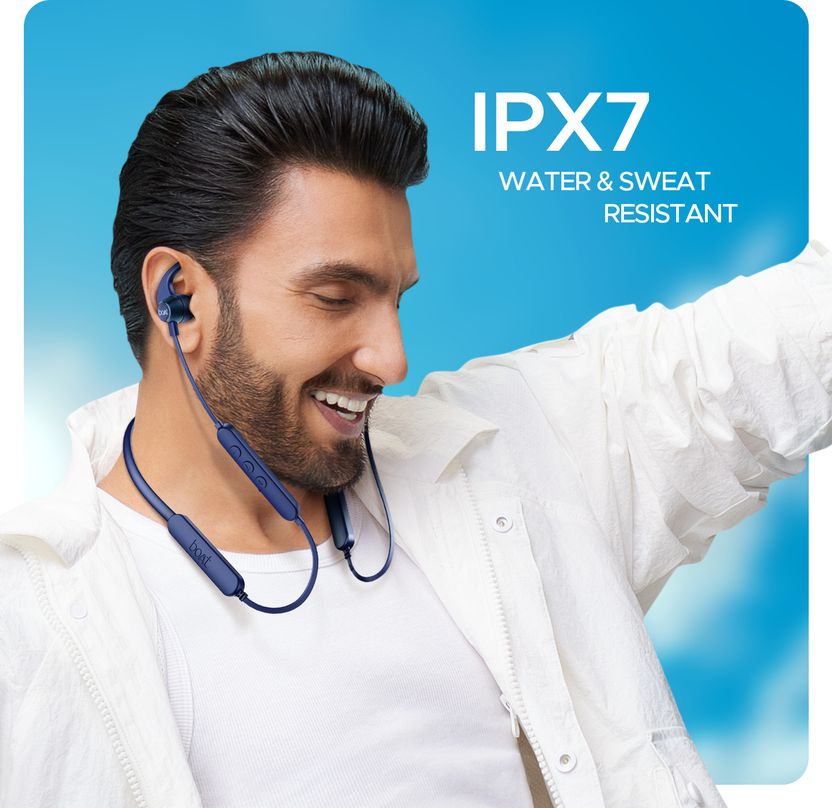 boAt Rockerz 255 Pro+ Blue Neckband - Image 9
