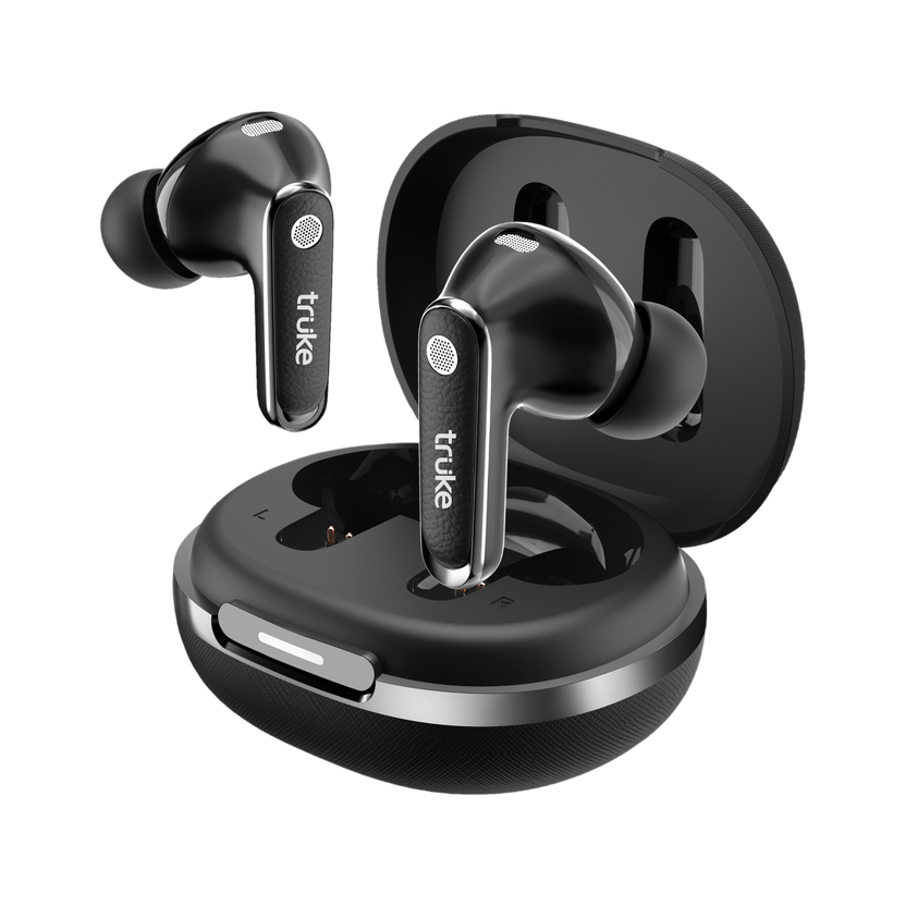 truke Mega 12 Leather Finish TWS Earbuds - Image 1
