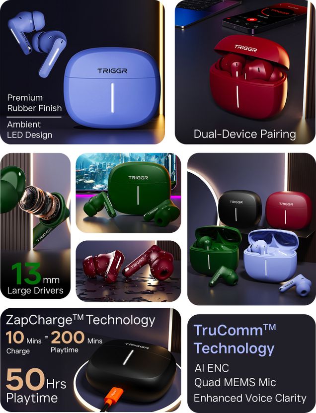 TRIGGR Luma One Dual Pairing Earbuds - Image 2