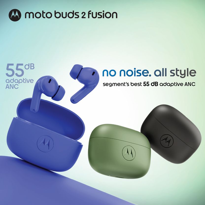 MOTOROLA Buds 2 Fusion with 55dB ANC - Image 4