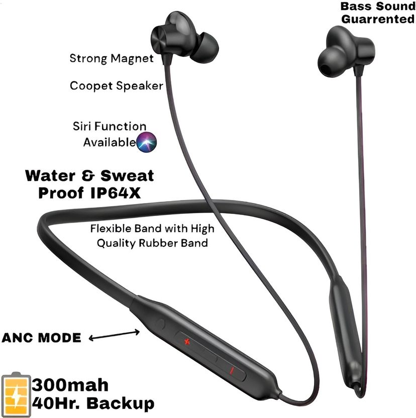 Lufina DSSB Wireless Neckband Earphones - Image 5
