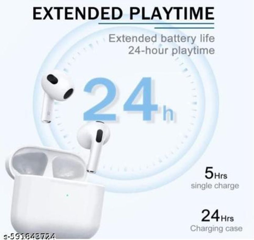 VARNIADRF Wireless Bluetooth Earbuds Blue - Image 8