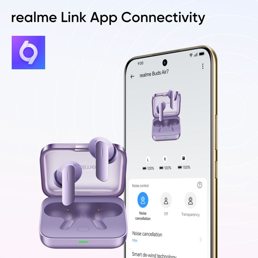 realme Buds Air7 with 52dB ANC, 12.4mm Driver - Image 10