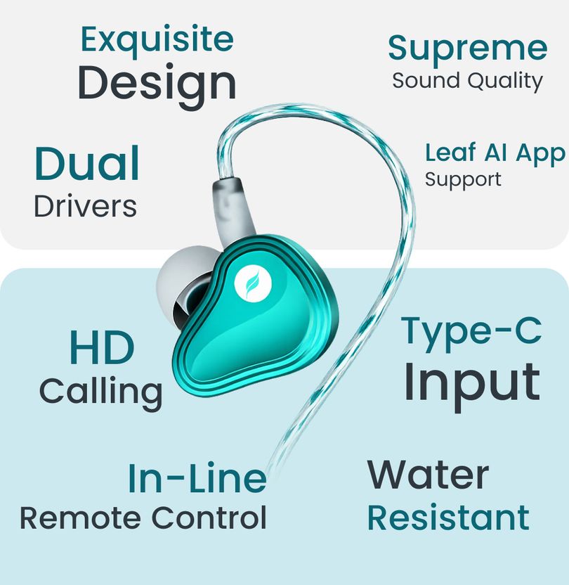 Leaf Sonic Wired Headset (Multicolor, In the Ear) - Image 2