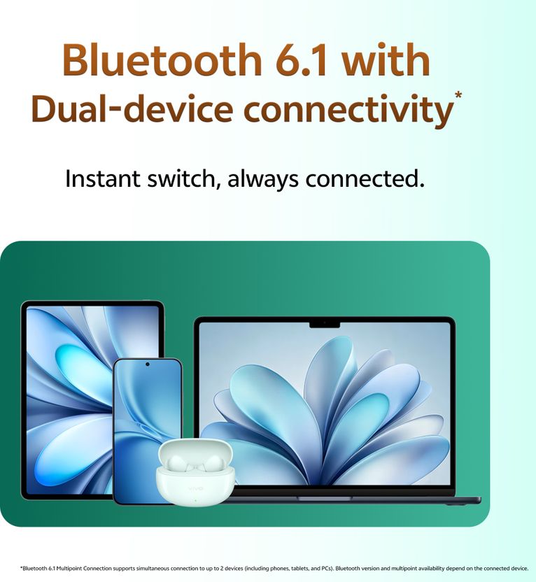 vivo Buds 50Hrs Playback - Image 7