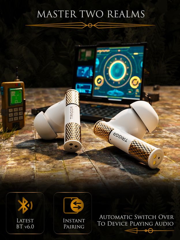 TRIGGR Wukong 35dB ANC Bluetooth Gaming Headset - Image 8