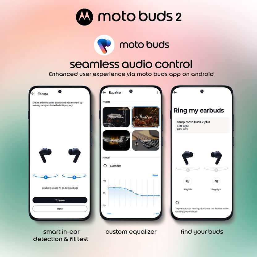 Motorola Buds2 with 6mic 55dB ANC - Image 6