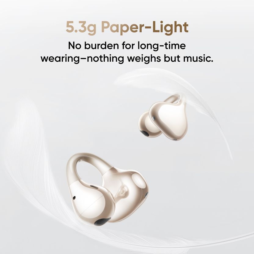 realme Buds Clip, Paper-Lightweight, AI Dual-Mic - Image 4