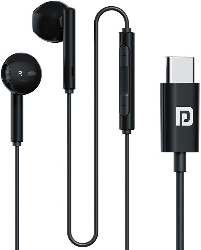 Portronics Conch Theta C Type C Wired Earphone - Image 1