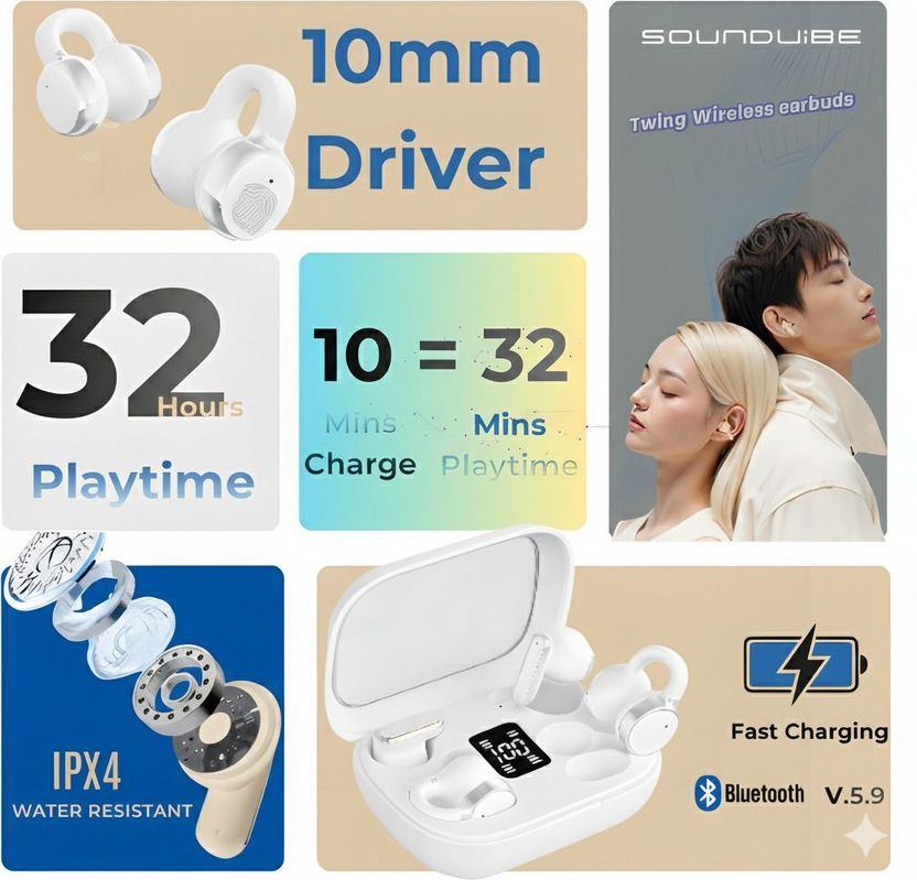 Newset Q10 TWS Earbuds - Image 4