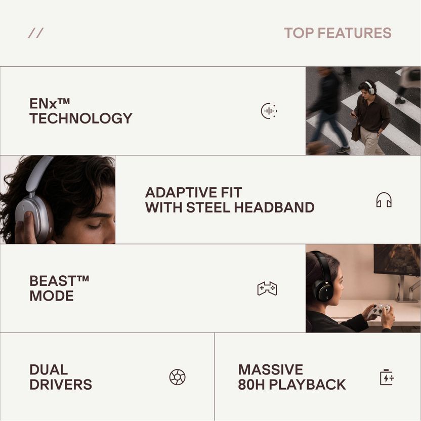 boAt Rockerz Plus 440 Wireless Headphones - Image 2