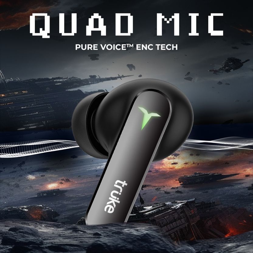 truke BTG Flex buds with Dual Pairing, 60Hrs Battery - Image 7