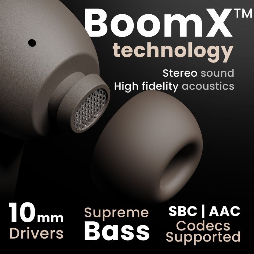 GOBOULT Z40 with ENC Mic, 60Hr Battery, Metal Finish, Low Latency...more - Image 6