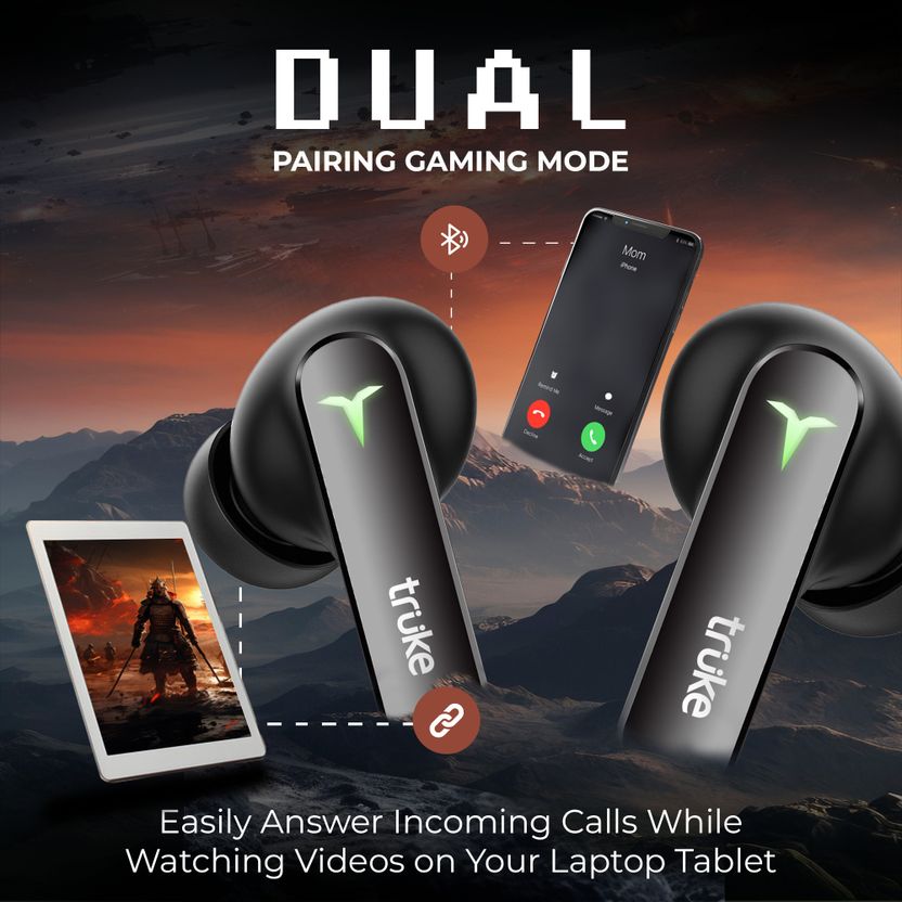 truke BTG Flex buds with Dual Pairing, 60Hrs Battery - Image 3